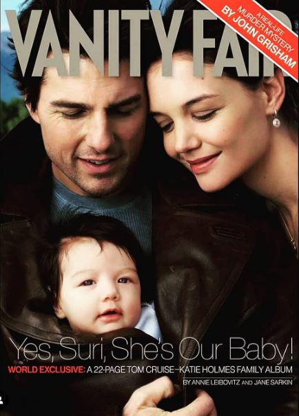 Suri Cruise has featured in Vanity Fair along with her parents