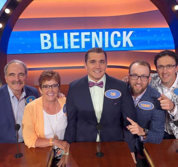 Timothy Bliefnick has participated in reality show family fued