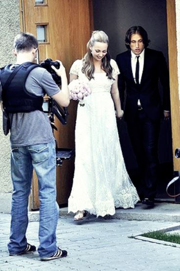 Vanja Bosnić and her husband Luka Modrić's wedding image