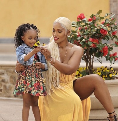 Briana Camille with her daughter