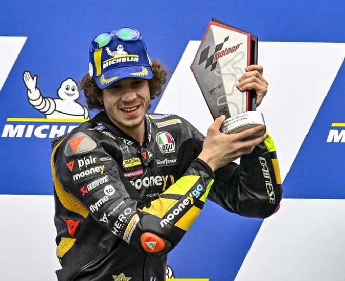 Marco Bezzecchi became the champion in The 2023 MotoGP season