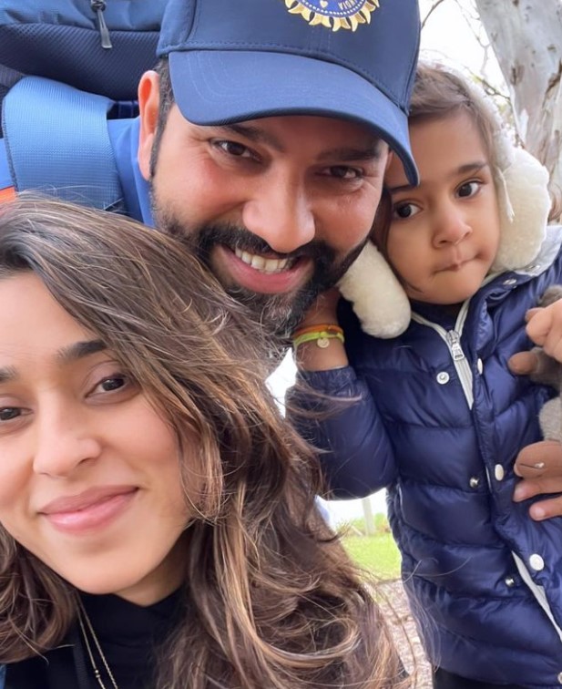 Rohit Sharma and Ritika Sajdeh has one daughter