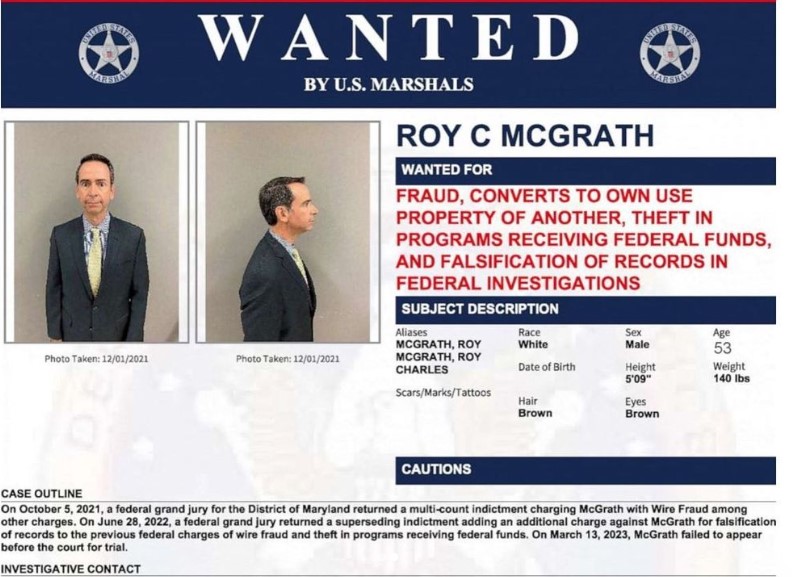 Roy McGrath, a former chief of staff for Maryland Governor Larry Hogan dies