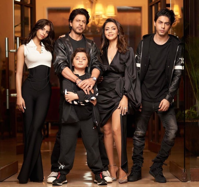 Suhana Khan and her family