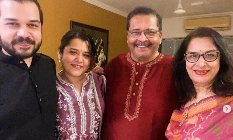 Shikha Talsania Parents Meet Her Father Tiku Talsania, and Mother Dipti Talsania