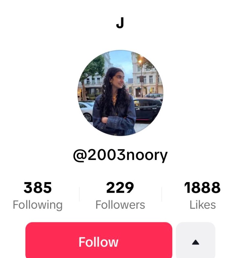 Noora Lahoud Social Media Page