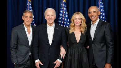 Hollywood Stars George Clooney and Julia Roberts Boost Biden’s Fundraiser to $30 Million Record