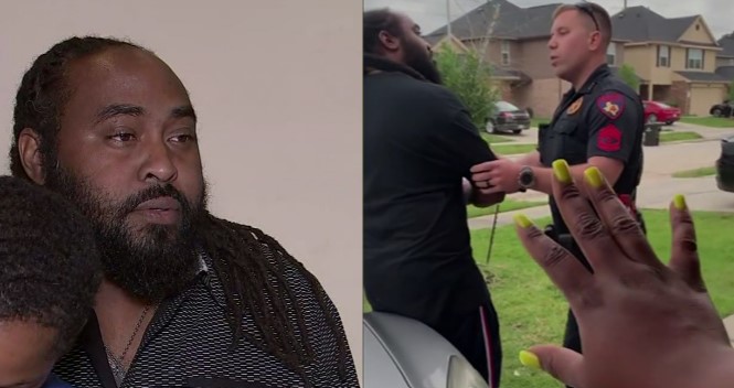 Viral video shows white Texas deputy mistakenly trying to arrest black man on warrant