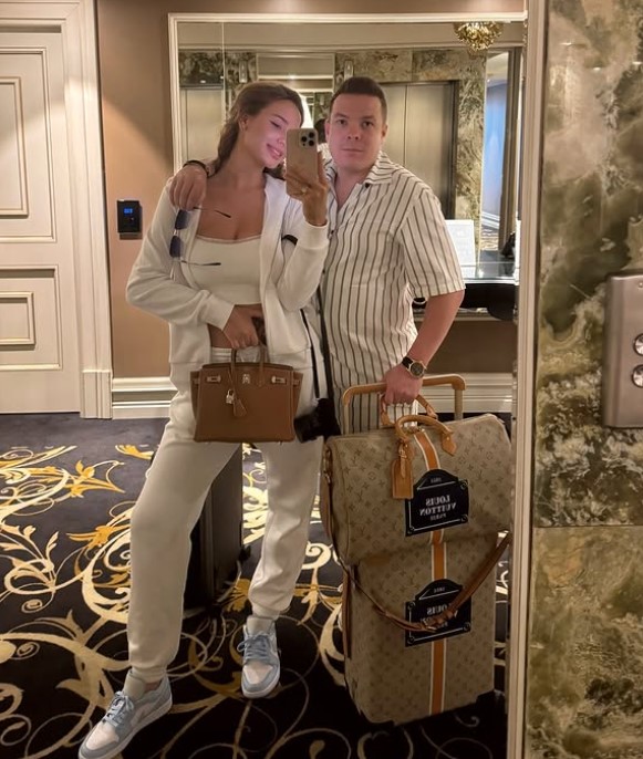 Evgeny Kayumov with his partner