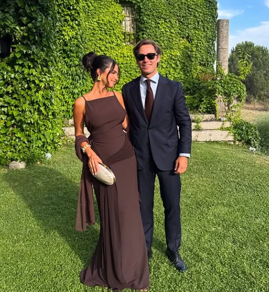 Marta Soriano with her boyfriend Alberto Simon Marcos