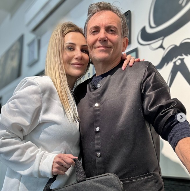 Ursula Bennardo with her dad