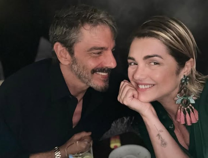 Fabian Mazzei with his wife
