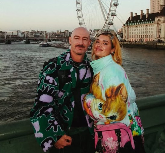 Tegan Phillipa with her boyfriend Nathan Landers