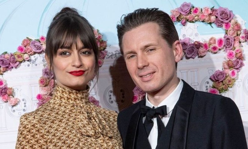 Clara Luciani with her husband
