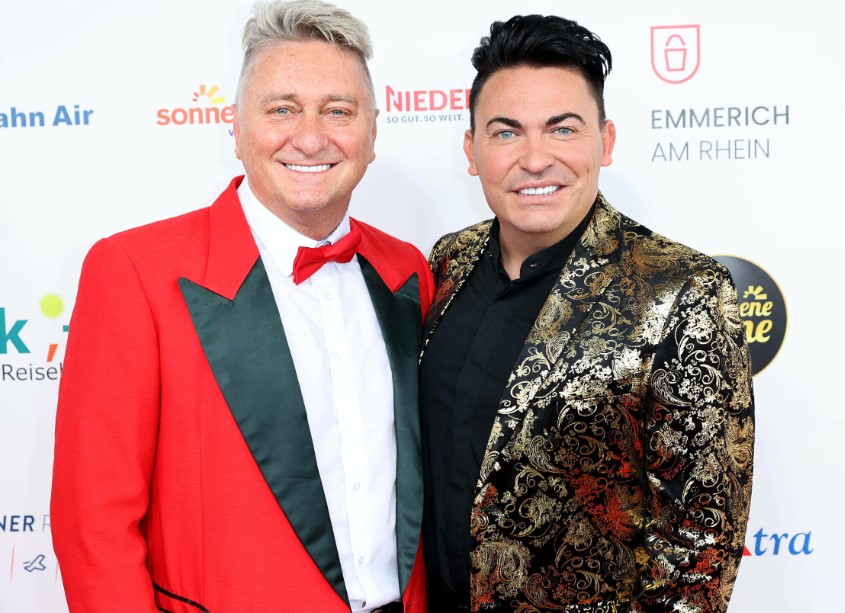 Matthias Mangiapane with his husband