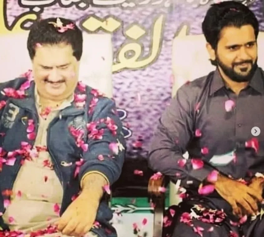 Nabil Gabol with his son Nadir Nabil Gabol