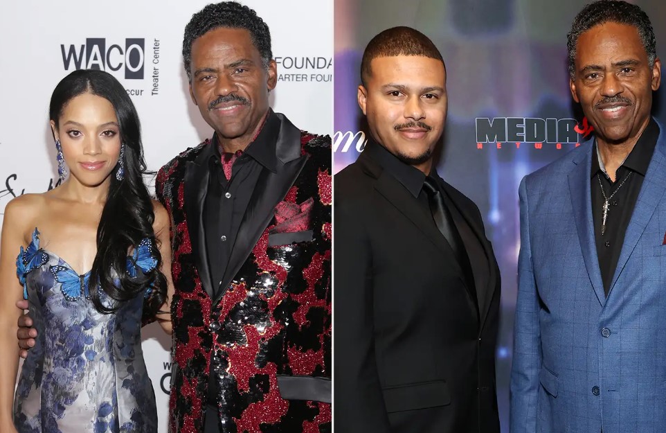 Richard Lawson and his kids