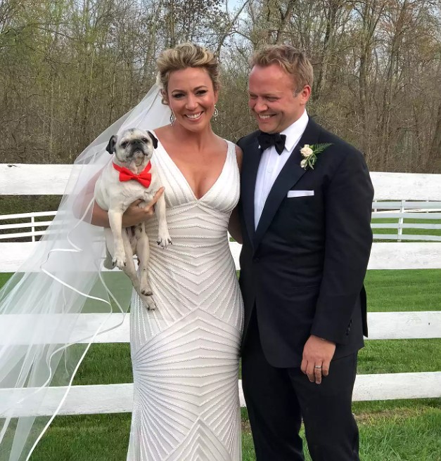 Brooke Baldwin with her husband