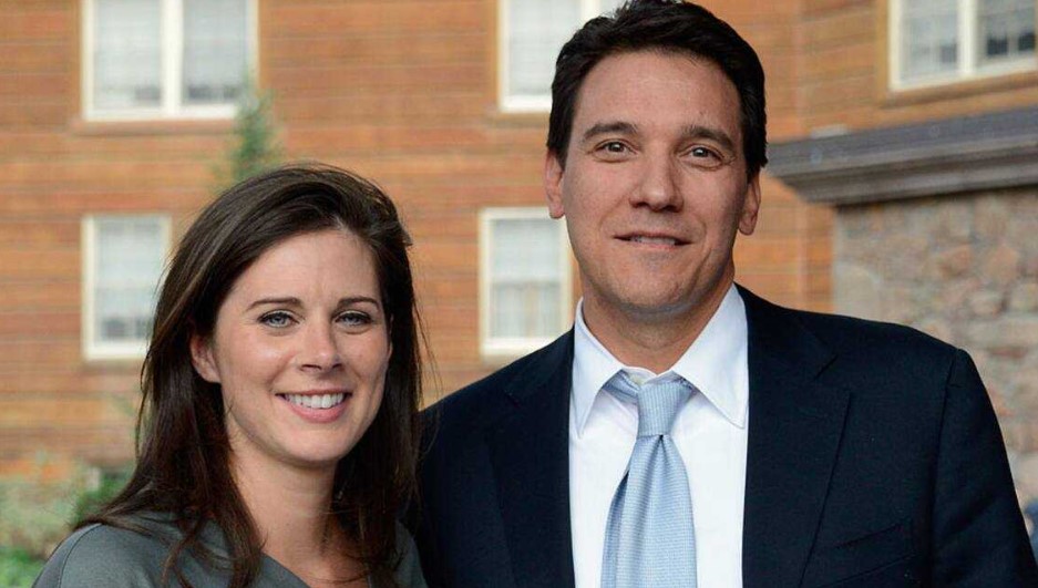 Erin Burnett with her husband
