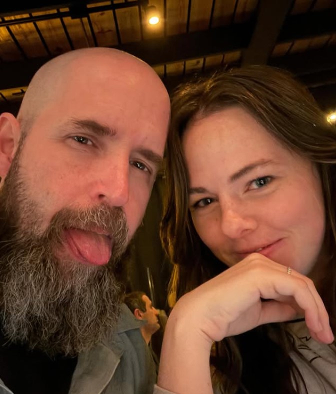 Erin Trussell with her husband Duncan Trussell