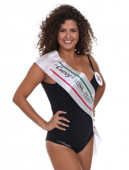 Fabiana Pastorino won the title of Miss Italia Curvy 2016