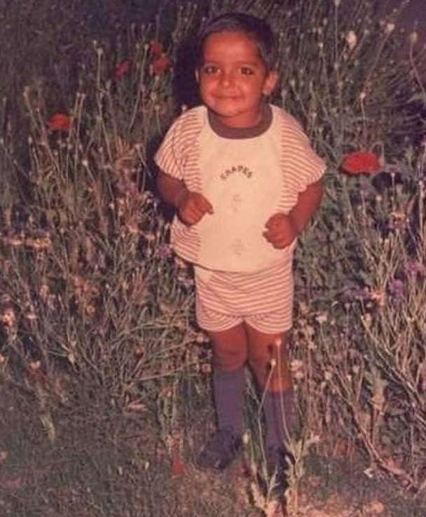 Gaurav Solanki's childhood image