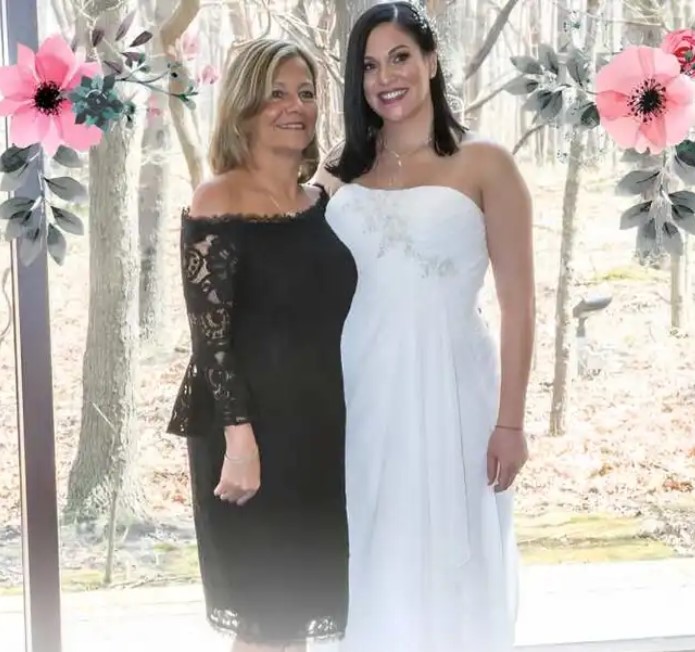 Jenna Vulcano with her mother