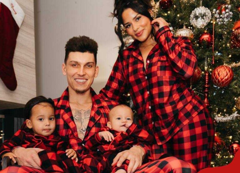 Katya Elise Henry with her husband and kids