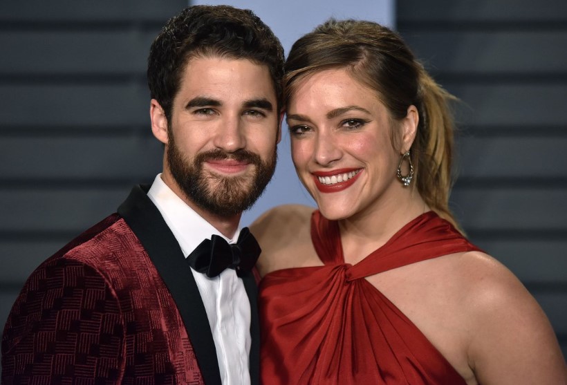 Mia Swier and her husband