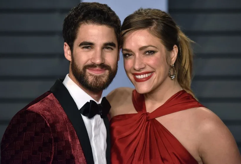 Mia Swier and her husband
