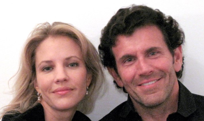 Michelle Kosinski with her husband
