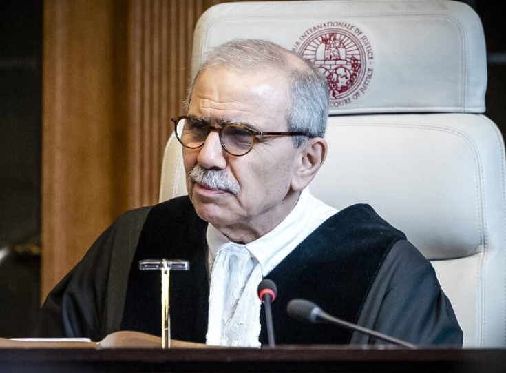 Nawaf Salam while serving as the judge of International Court of Justice (ICJ)