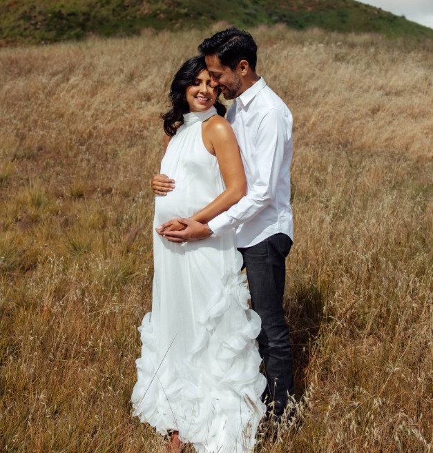 Zohreen Shah with her husband