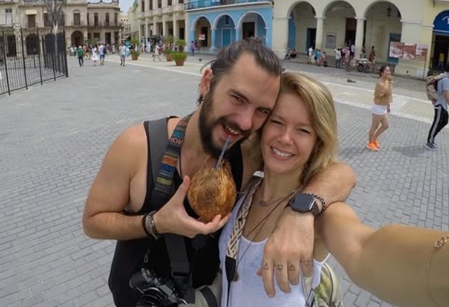 Emre Yetkin with his wife