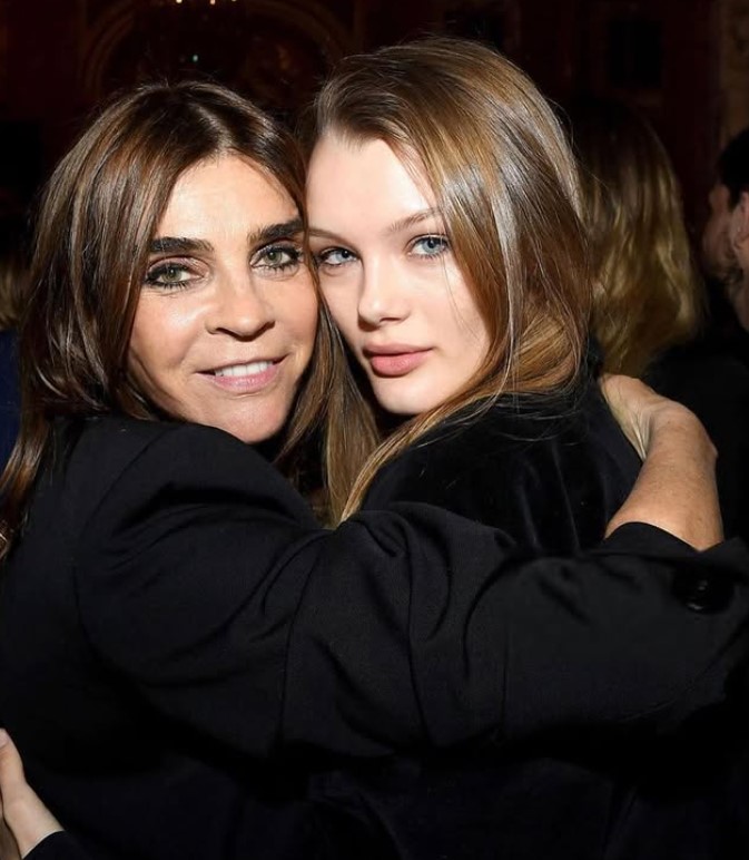 Kristina Grikaite with her mom