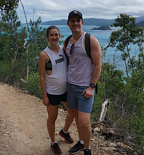 Paula Norris with her husband