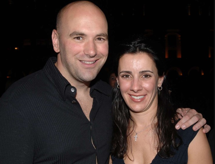 Anne White with her husband Dana White