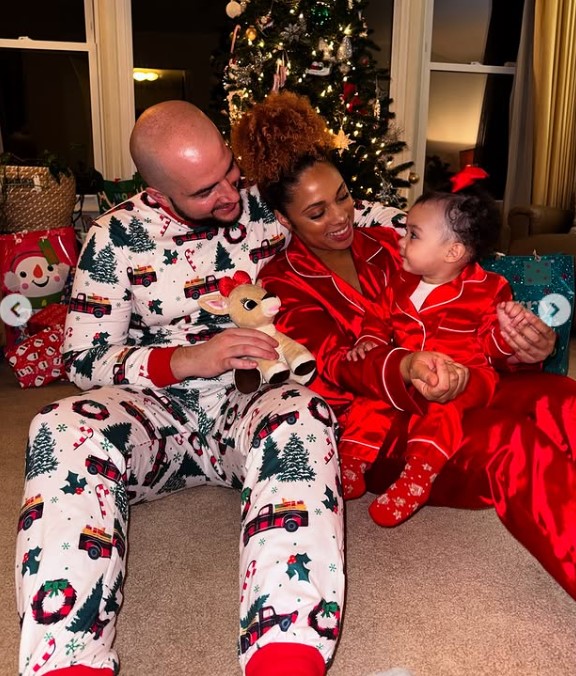 Bobbie Michelle with her husband an daughter