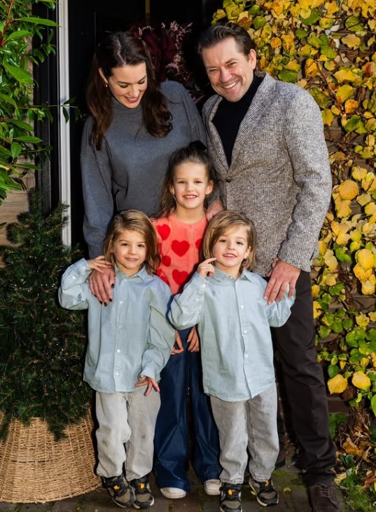 Ferri Somogyi with his wife and kids
