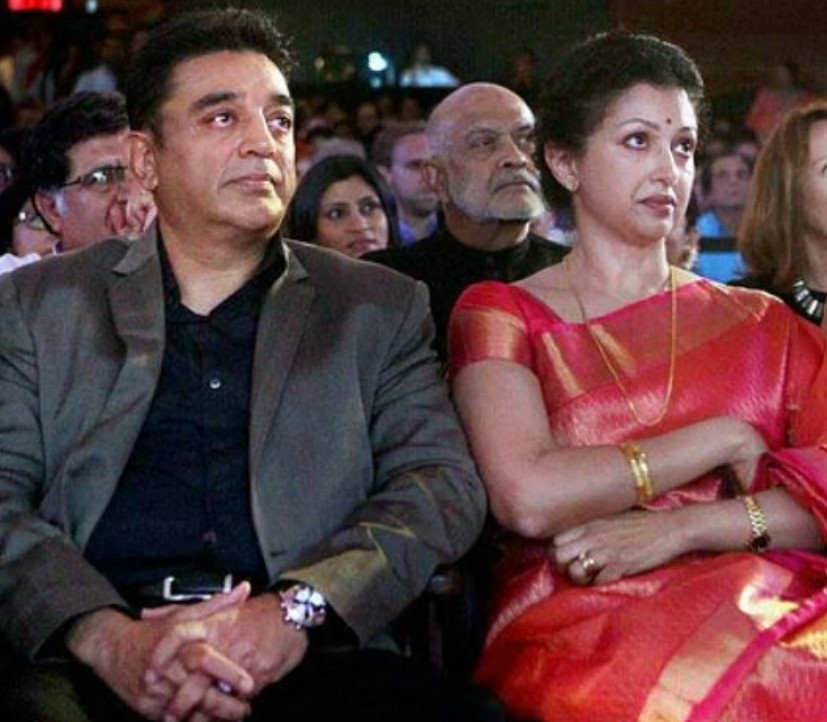 Gautami Tadimalla with actor Kamal Haasan