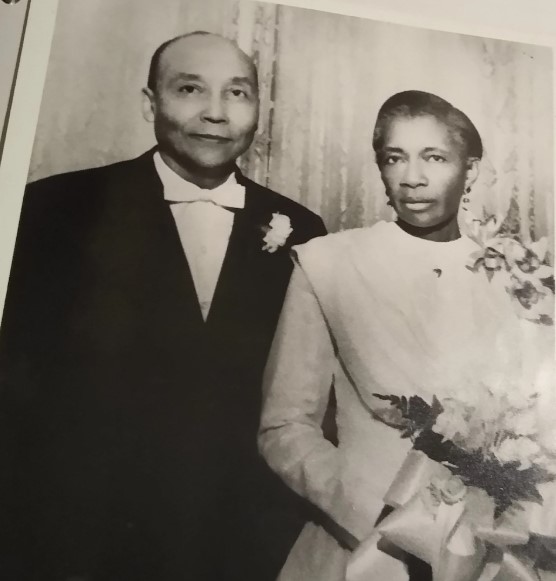 Elijah Muhammad with his wife
