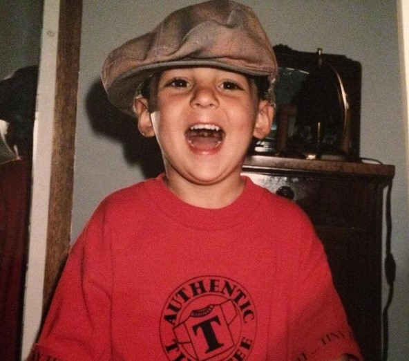 Fabio Brazza's childhood image