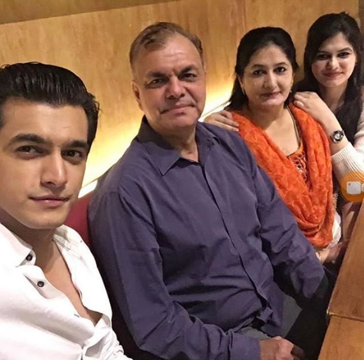 Mohsin Khan with his family