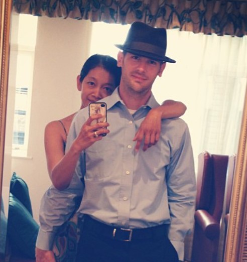 Savitri Wilder with her husband