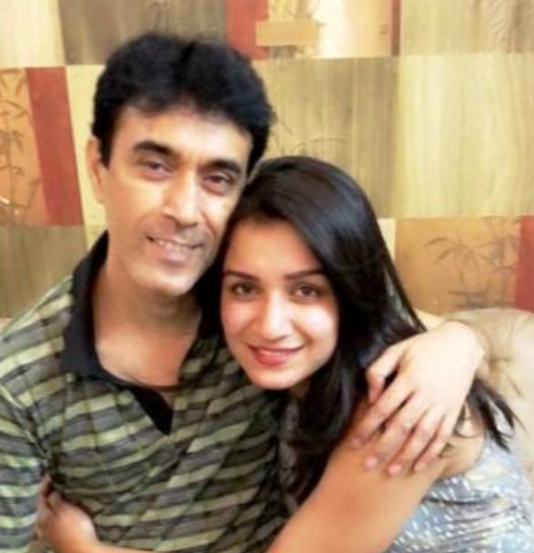 Shefali Bagga with her dad