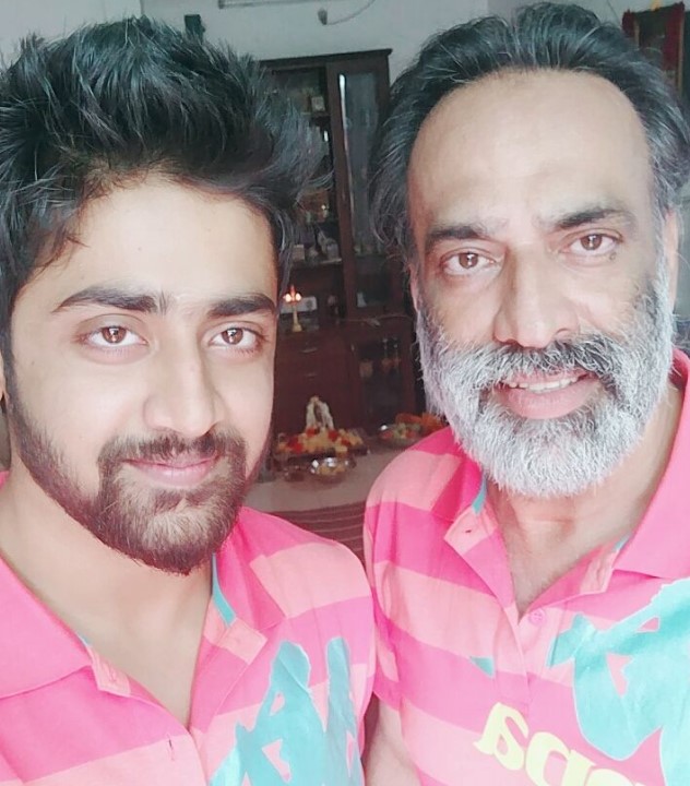 Swaminathan Anantharaman with his dad