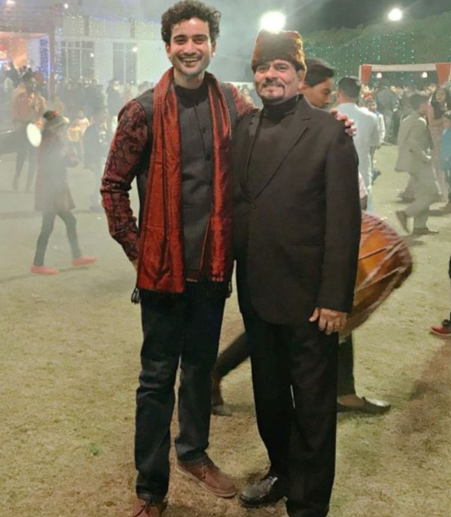 Anant Joshi with his father