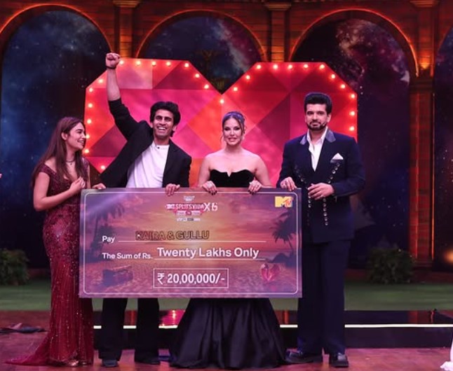 Kushal Tanwar and Kayra Anu as the winners of ‘MTV Splitsvilla X6’