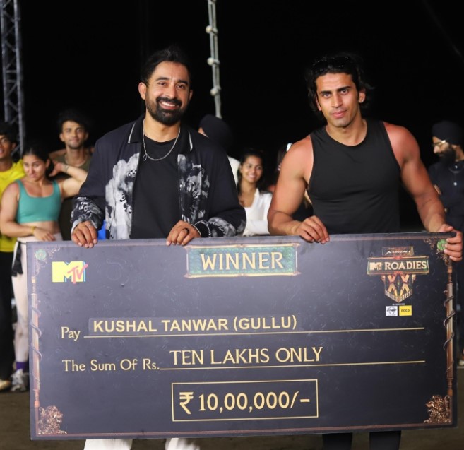 Kushal Tanwar from gang Elvish wins MTV Roadies Double Cross