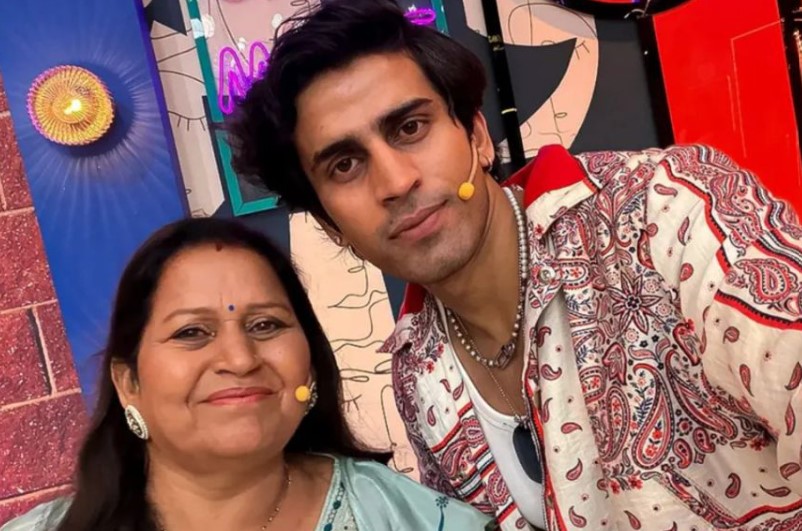 Kushal Tanwar with his mother